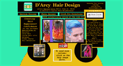 Desktop Screenshot of darcyhairdesign.com